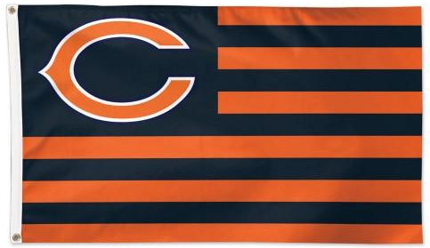 Chicago Bears Americana Flag