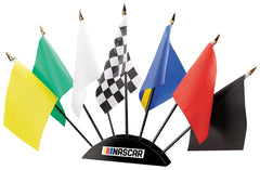 Nascar Racing Flag Set With Base