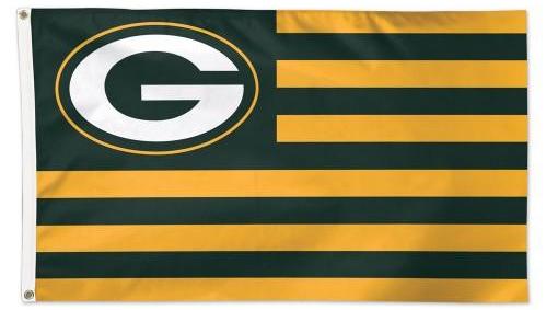 Green Bay Packers Americana Flag