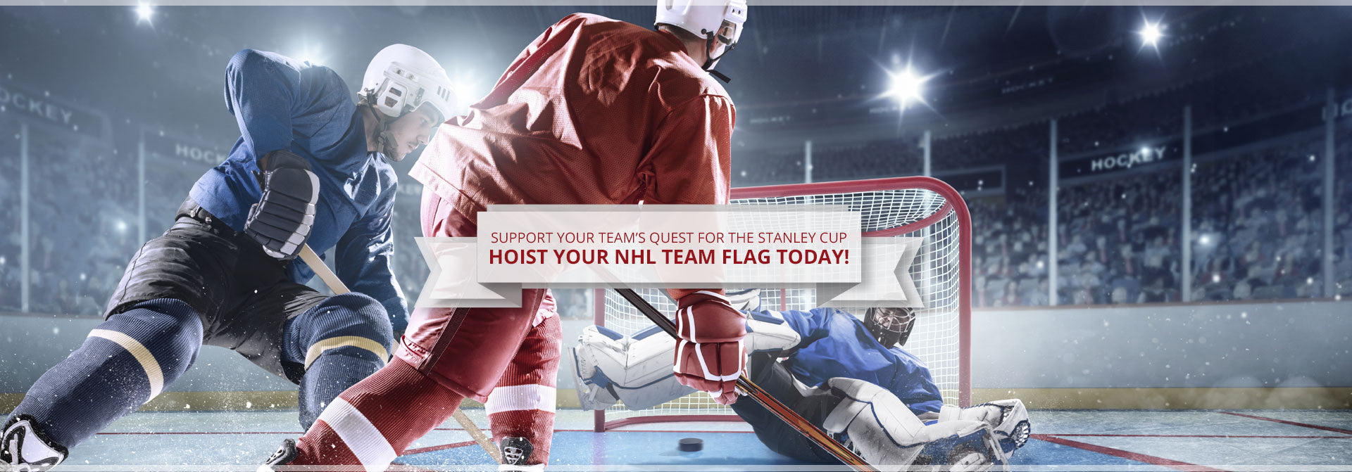 Hoist Your NHL Team Flag Today