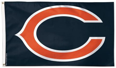 Chicago Bears Logo Flag