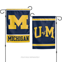 Michigan Wolverines Garden Flag