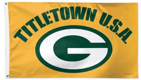 Green Bay Packers Titletown USA Flag