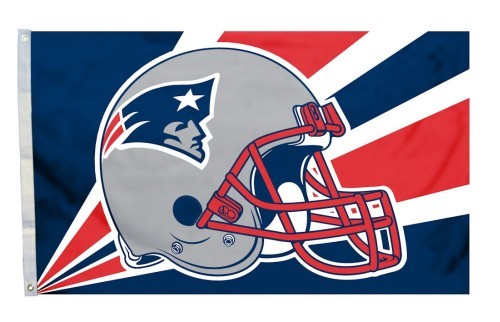 New England Patriots Helmet Flag