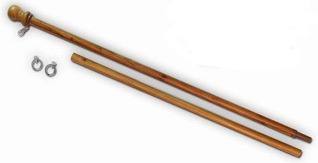 Spinning Tangle-Free Flagpole