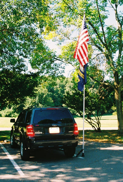 Telescoping Fiberglass Mobile/Tailgating Flagpole